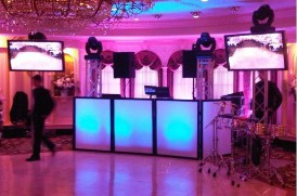 A person dancing in a dance floor  Description automatically generated