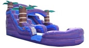 16 ft purple hurricane waterslide