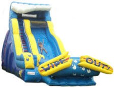 21’ Wipeout Waterslide