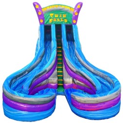 22’ Dual Lane Twin Falls Waterslide